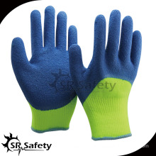 SRSAFETY 3/4 coated latex glove with crinkle finish